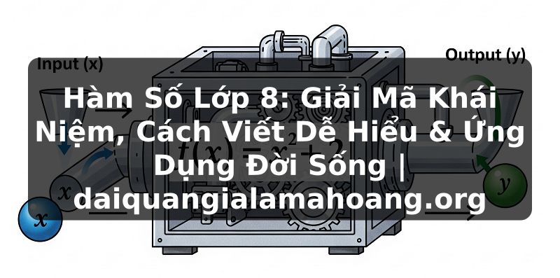 Hàm Số Lớp 8: Giải Mã Khái Niệm, Cách Viết Dễ Hiểu & Ứng Dụng Đời Sống | daiquangialamahoang.org