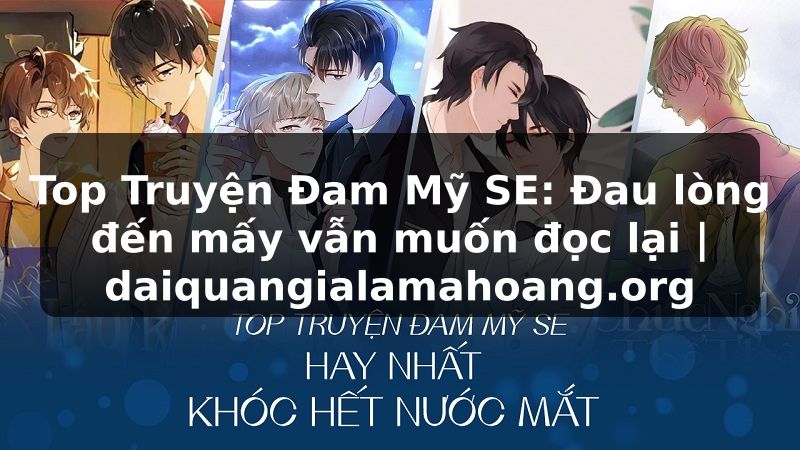 Top Truyện Đam Mỹ SE: Đau lòng đến mấy vẫn muốn đọc lại | daiquangialamahoang.org