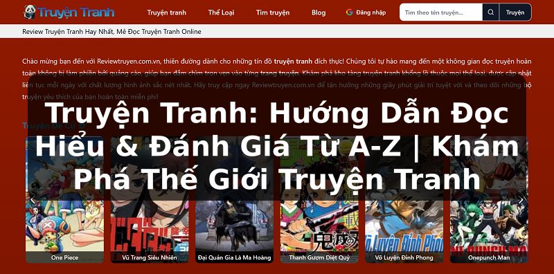 Truyện Tranh: Hướng Dẫn Đọc Hiểu & Đánh Giá Từ A-Z | Khám Phá Thế Giới Truyện Tranh